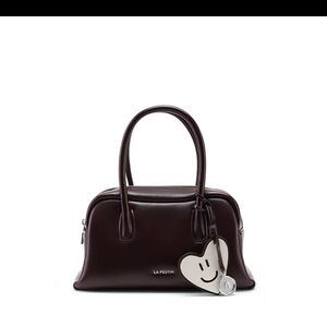 La Festin Brown Leather Handbag Crossbody Bag